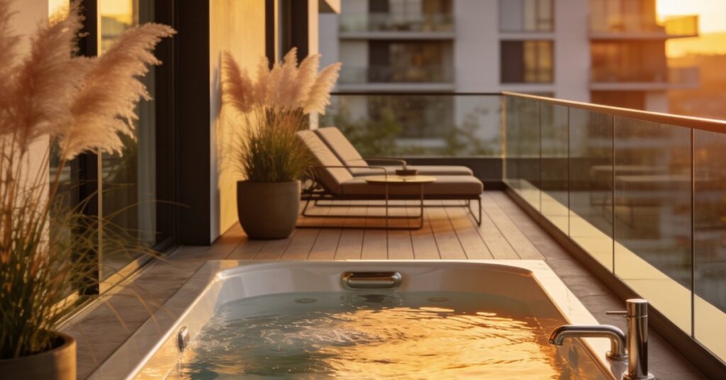 Jacuzzi na balkonie: wymogi, koszty i montaż – kompleksowy przewodnik
