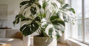 Najdroższe rośliny kolekcjonerskie: monstera, liść i kwiaty doniczkowe