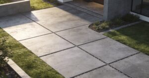 Beton zamiast kostki: nowoczesny i trwały podjazd z betonu
